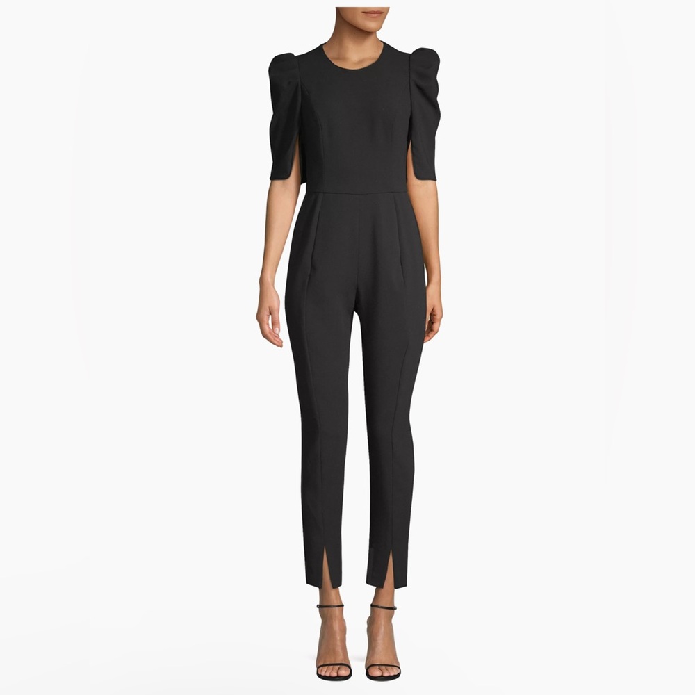 Black Halo - Russo Split Cuff Jumpsuit - Black- Size 8